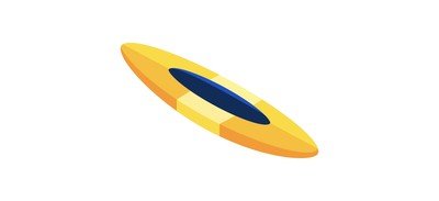 Image for Canoe Boat Isometric Cricut SVG Design