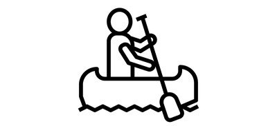 Image for Canoeing Activity Sport Cricut SVG Design