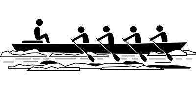 Image for Boat Canoeing Canoe Cricut SVG Design