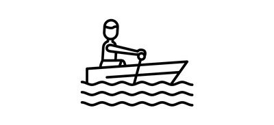 Image for Canoe Boat Kayak Cricut SVG Design