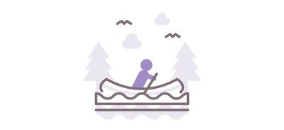 Image for Canoeing Canoe Kayak Cricut SVG Design