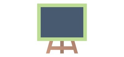 Image for Canvas Presentation Blackboard Cricut SVG Design