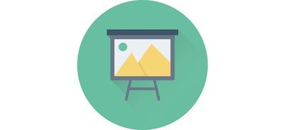 Image for Canvas Easel Landscape Cricut SVG Design