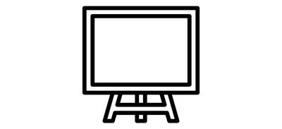 Image for Canvas Presentation Blackboard Cricut SVG Design