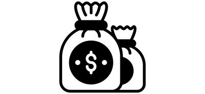 Image for Capital Money Sack Dollar Sack Cricut SVG Design