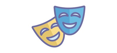 Image for Carnival Comedy Symbol Movie Masks Cricut SVG Design