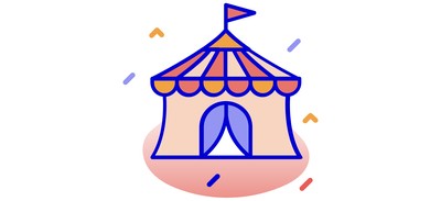 Image for Circus Tent Carnival Cricut SVG Design