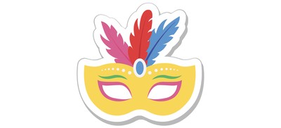 Image for Party Mask Carnival Cricut SVG Design