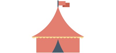 Image for Carnival Circus Tent Cricut SVG Design