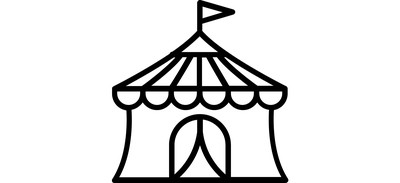 Image for Circus Tent Carnival Cricut SVG Design