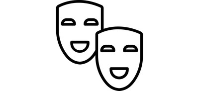 Image for Carnival Comedy Symbol Movie Masks Cricut SVG Design