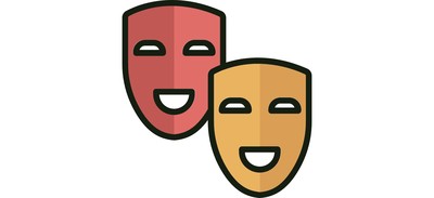 Image for Carnival Comedy Symbol Movie Masks Cricut SVG Design