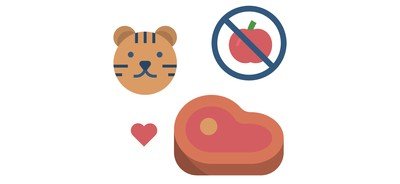 Image for Carnivore Meat Tiger Cricut SVG Design