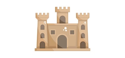 Image for Castle Historical Place Medieval Castle Cricut SVG Design