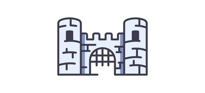 Image for Castle Medieval Gate Cricut SVG Design