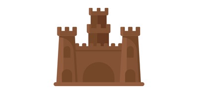 Image for Castle Building Fortress Cricut SVG Design