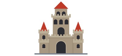 Image for Free Castle Medieval Fortification Cricut SVG Design