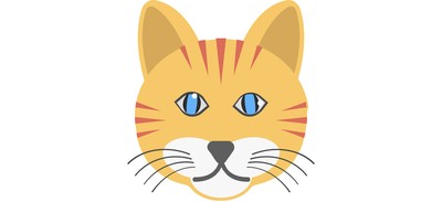 Image for Yellow Cat Face Cricut SVG Design