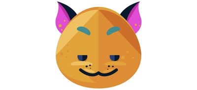 Image for Cat Emoji Face Cricut SVG Design