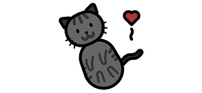 Image for Cat Pet Petting Cricut SVG Design