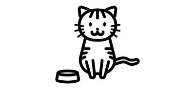 Image for Cat Feed Feeding Cricut SVG Design