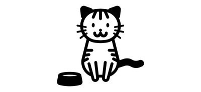 Image for Cat Feed Feeding Cricut SVG Design