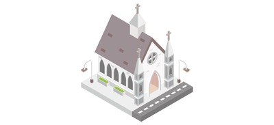 Image for Building Architecture Church Cricut SVG Design