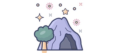 Image for Cave Cavern Natural Void Cricut SVG Design