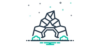 Image for Cave Cavern Pothole Cricut SVG Design