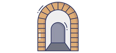 Image for Cave Shelter Mountain Cricut SVG Design