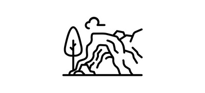 Image for Cave Rocks Nature Cricut SVG Design