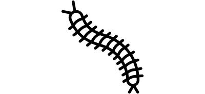 Image for Free Centipede Bug Insect Cricut SVG Design