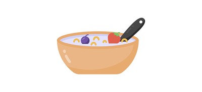 Image for Breakfast Cereal Food Bowl Cricut SVG Design