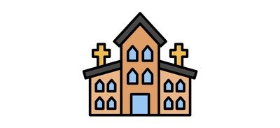 Image for Church Building Cathedral Cricut SVG Design