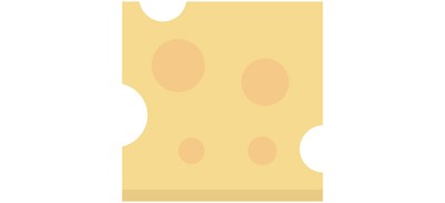 Image for Cheese Block Piece Cricut SVG Design