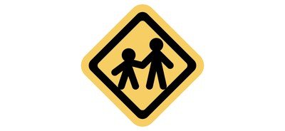 Image for Free Child Crossing Pedestrian Cricut SVG Design