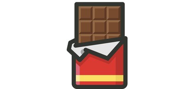 Image for Chocolate Bar Dark Cricut SVG Design