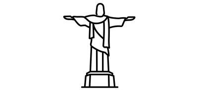 Image for Christ The Redeemer Cricut SVG Design