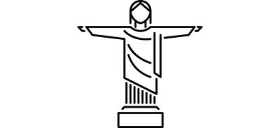 Image for Christ Redeemer Statue Cricut SVG Design