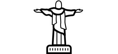 Image for Christ Redeemer Rio Cricut SVG Design