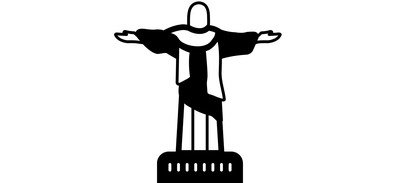 Image for Christ Redeemer Rio Cricut SVG Design