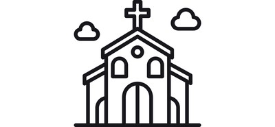 Image for Church Christian House Church Building Cricut SVG Design