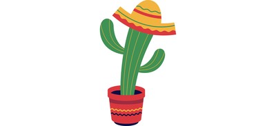 Image for Cinco De Mayo Cactus Cricut SVG Design