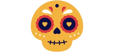 Image for Cinco De Mayo Skull Cricut SVG Design