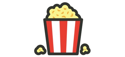 Image for Cinema Movie Popcorn Cricut SVG Design