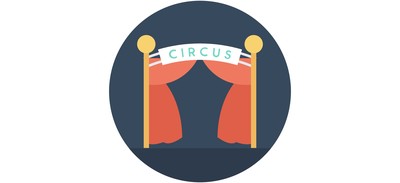 Image for Circus Theater Stage Cricut SVG Design