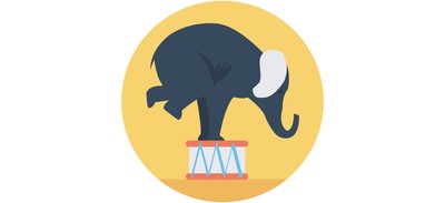 Image for Circus Elephant Animal Cricut SVG Design