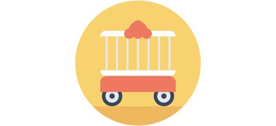 Image for Circus Trolley Cart Cricut SVG Design