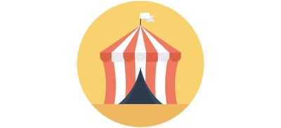 Image for Circus Tent Carnival Cricut SVG Design