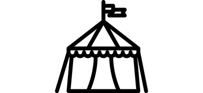 Image for Circus Tent City Cricut SVG Design